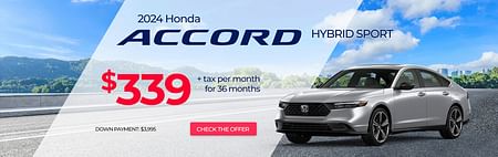 2024 Accord Hybrid Lease